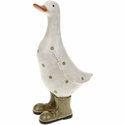 Joe Davies Duck Ornament Green Polka Dot Davids Ducks Range Large