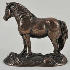 Fiesta Studios Shetland Pony Figure By Harriet Glen Cold Cast Bronze