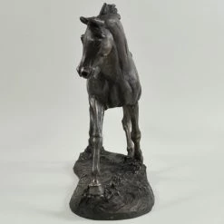 Fiesta Studios Horse Figure Signed Harriet Glen Cold Cast Bronze Elegance