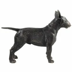 Fiesta Studios Bull Terrier Dog Figure In Cold Cast Bronze