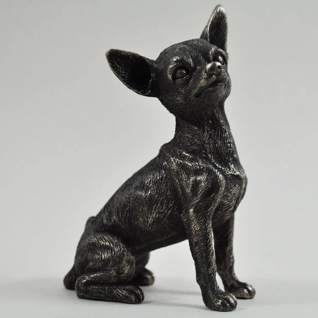 Buy ๐คฉ Fiesta Studios Chihuahua ๐ฆฎ Dog Figure In Cold Cast Bronze ๐ 3 Fiesta Studios Chihuahua Dog Figure In Cold Cast Bronze