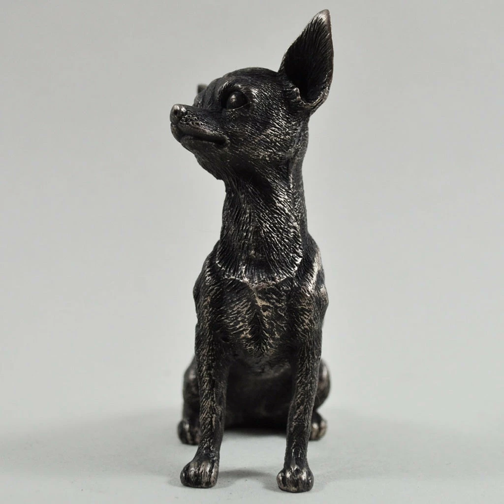 Buy ๐คฉ Fiesta Studios Chihuahua ๐ฆฎ Dog Figure In Cold Cast Bronze ๐ 4 Fiesta Studios Chihuahua Dog Figure In Cold Cast Bronze