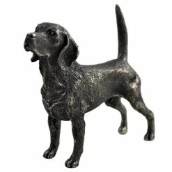 Fiesta Studios Beagle Dog Figure In Cold Cast Bronze