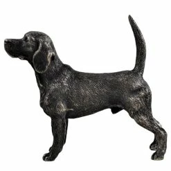 Fiesta Studios Beagle Dog Figure In Cold Cast Bronze