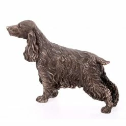 Fiesta Studios Cocker Spaniel Dog Figure In Cold Cast Bronze