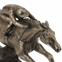 Fiesta Studios Horse Champion Hurdler Istabraq By Harriet Glen Cold Cast Bronze