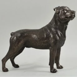 Fiesta Studios Rottweiler Dog Figure Cold Cast Bronze By Beauchamp Bronze