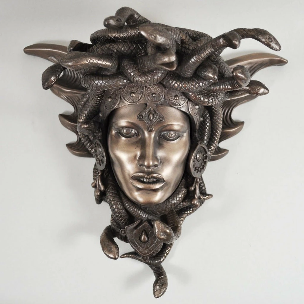 Best reviews of βοΈ Fiesta Studios Medusa Head Wall Plaque Sculpture In Cold Cast Bronze π 3 Fiesta Studios Medusa Head Wall Plaque Sculpture In Cold Cast Bronze