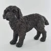 Fiesta Studios Cockapoo Dog Figure Painted Bronze Resin Sculpture