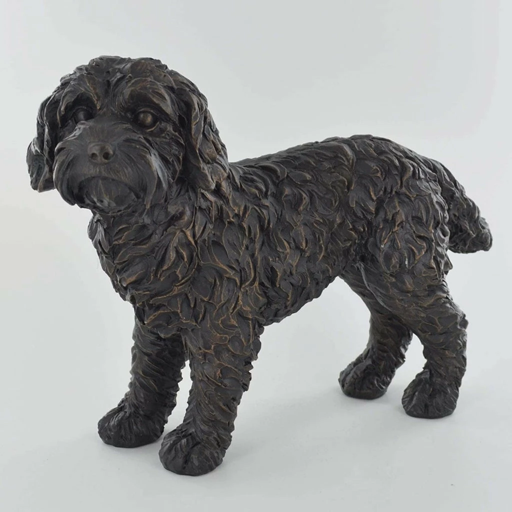 Best Pirce π Fiesta Studios Cockapoo πΆ Dog Figure Painted Bronze Resin Sculpture π 3 Fiesta Studios Cockapoo Dog Figure Painted Bronze Resin Sculpture