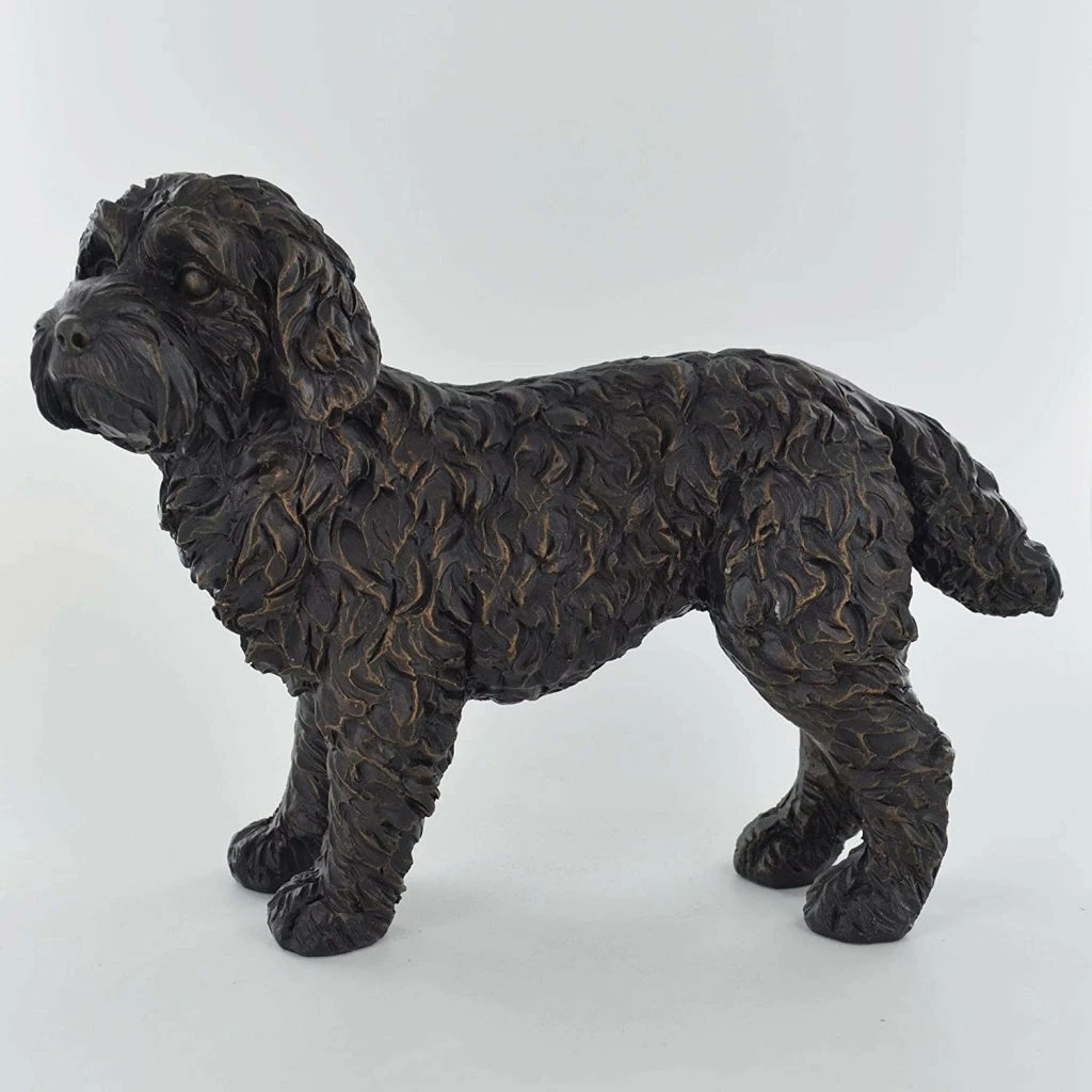 Best Pirce π Fiesta Studios Cockapoo πΆ Dog Figure Painted Bronze Resin Sculpture π 6 Fiesta Studios Cockapoo Dog Figure Painted Bronze Resin Sculpture