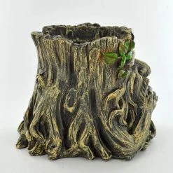 Fiesta Studios Tree Ent Face Plant Pot Holder Holding Beard Decorative Planter