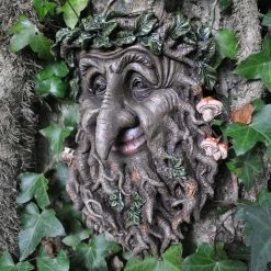Brand new π Fiesta Studios Treant Greenman Face Decorative Wall Plaque π 8 Fiesta Studios Treant Greenman Face Decorative Wall Plaque