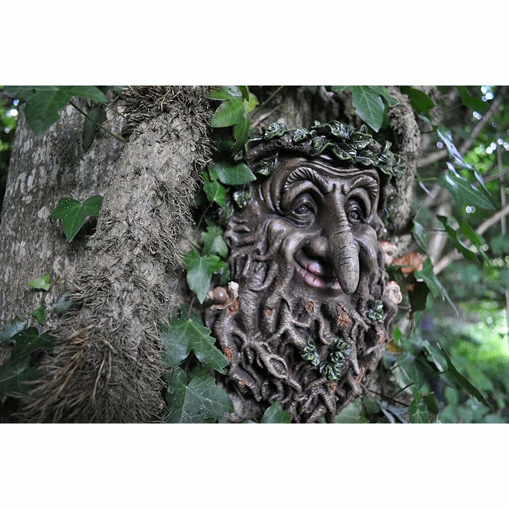 Brand new π Fiesta Studios Treant Greenman Face Decorative Wall Plaque π 6 Fiesta Studios Treant Greenman Face Decorative Wall Plaque