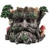 Fiesta Studios Tree Ent Face Plant Pot Holder Greenman Face Decorative Woodland Planter