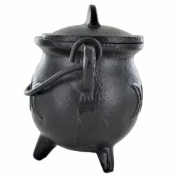 Best Pirce โญ Fiesta Studios Cast Iron Small Cauldron Triple Moon Design With Removable Lid ๐ 11 Fiesta Studios Cast Iron Small Cauldron Triple Moon Design With Removable Lid