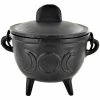 Wholesale π Fiesta Studios Cast Iron Cauldron Triple Moon Design With Removable Lid π₯ 1 Fiesta Studios Cast Iron Cauldron Triple Moon Design With Removable Lid