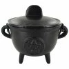 Budget π Fiesta Studios Cast Iron Cauldron Pentagram Design With Removable Lid π 1 Fiesta Studios Cast Iron Cauldron Pentagram Design With Removable Lid