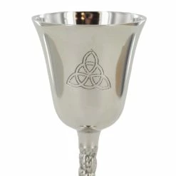 Fiesta Studios Nickel Goblet Cup With Triquetra Symbol