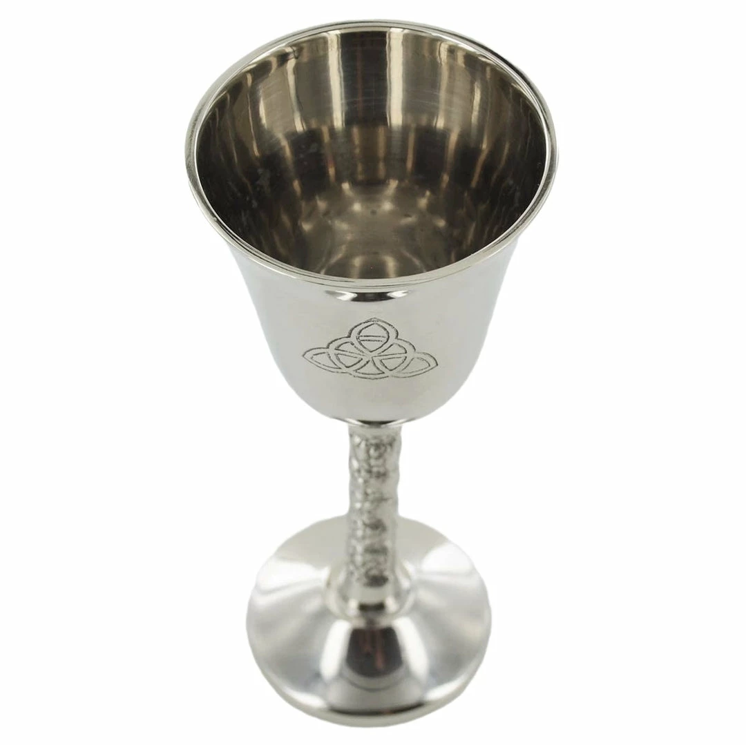 Best Pirce β€οΈ Fiesta Studios Nickel Goblet Cup With Triquetra Symbol π 5 Fiesta Studios Nickel Goblet Cup With Triquetra Symbol
