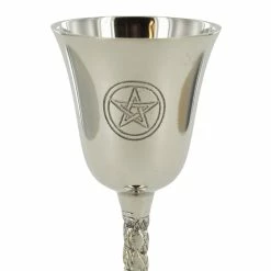 Best Sale β€οΈ Fiesta Studios Nickel Goblet Cup With Pentagram Symbol π€© 7 Fiesta Studios Nickel Goblet Cup With Pentagram Symbol