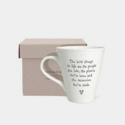 East Of India Porcelain Memories Mug The Best Things In Life