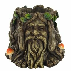 Fiesta Studios Tree Ent Plant Pot Holder Hear No, See No, Speak No Evil Decorative Planter