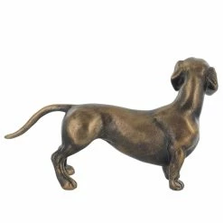 Fiesta Studios Dachshund Dog Figure Bronze Effect By Harriet Glen