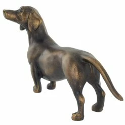 Fiesta Studios Dachshund Dog Figure Bronze Effect By Harriet Glen