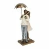 Widdop Rainy Day Collection Couple Embracing Under Umbrella Figure Ornaments