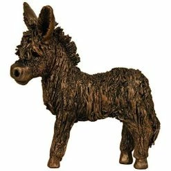Donkey Foal Standing Cold Cast Bronze Sculpture From Frith By Veronica Ballan Frith Sculptures