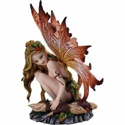 Nemesis Now Luenell Autum Fairy Figurine In Orange Colours