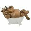 Fiesta Studios Comical Hippo In The Bath Novelty Resin Figure