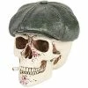 New ๐ Boss Skull Figurine With Flatcap By Nemesis Now ๐คฉ 2 Boss Skull Figurine With Flatcap By Nemesis Now