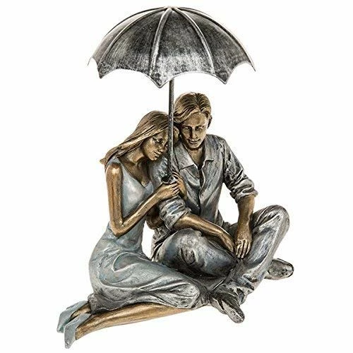 New π Joe Davies Rainy Day Sitting Couple Under Umbrella Figure π 3 Joe Davies Rainy Day Sitting Couple Under Umbrella Figure