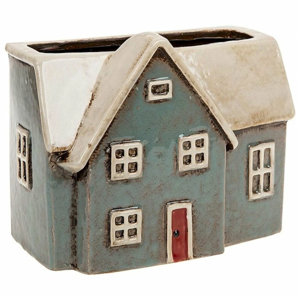 Best Pirce β Joe Davies Planter - Plant Pot In Shape Of A Blue HouseBy Village Pottery Shudehill Giftware π 3 Joe Davies Planter - Plant Pot In Shape Of A Blue HouseBy Village Pottery Shudehill Giftware