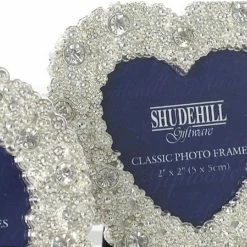 Joe Davies Set Of 3 Diamanté Silver Mini Photo Frames Shudehill Giftware