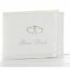 Joe Davies Shudehill Giftware White Wedding Guest Book With Entwined Hearts