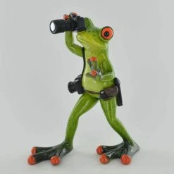 Fiesta Studios Comical Frog The Photographer, Resin Figurine