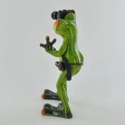 Fiesta Studios Comical Frog The Photographer, Resin Figurine