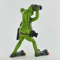 Fiesta Studios Comical Frog The Photographer, Resin Figurine