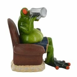 Fiesta Studios Comical Frogs Beer Time Small Resin Figurine