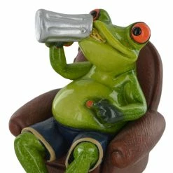 Fiesta Studios Comical Frogs Beer Time Small Resin Figurine