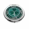 Compact Mirror Shamrock Celtic Design By Sea Gems