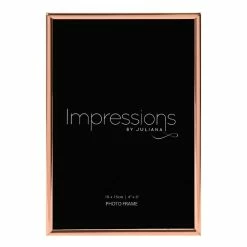 Widdop Copper Plated Thin Edged Photo Frame 4x6 Impressions By Juliana