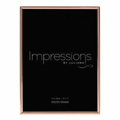 Widdop Copper Plated Thin Edged Photo Frame 5 X 7 Impressions By Juliana Photo Frames