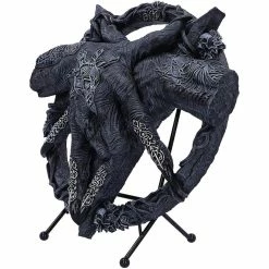 Hold Of Baphomet Hand Plaque With Stand By Nemesis Now