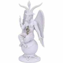 Dark Lord White Baphomet Figurine By Nemesis Now