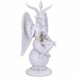 Dark Lord White Baphomet Figurine By Nemesis Now