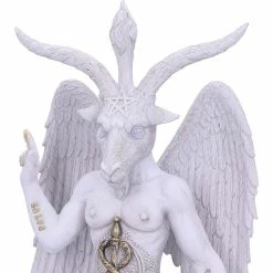 Dark Lord White Baphomet Figurine By Nemesis Now